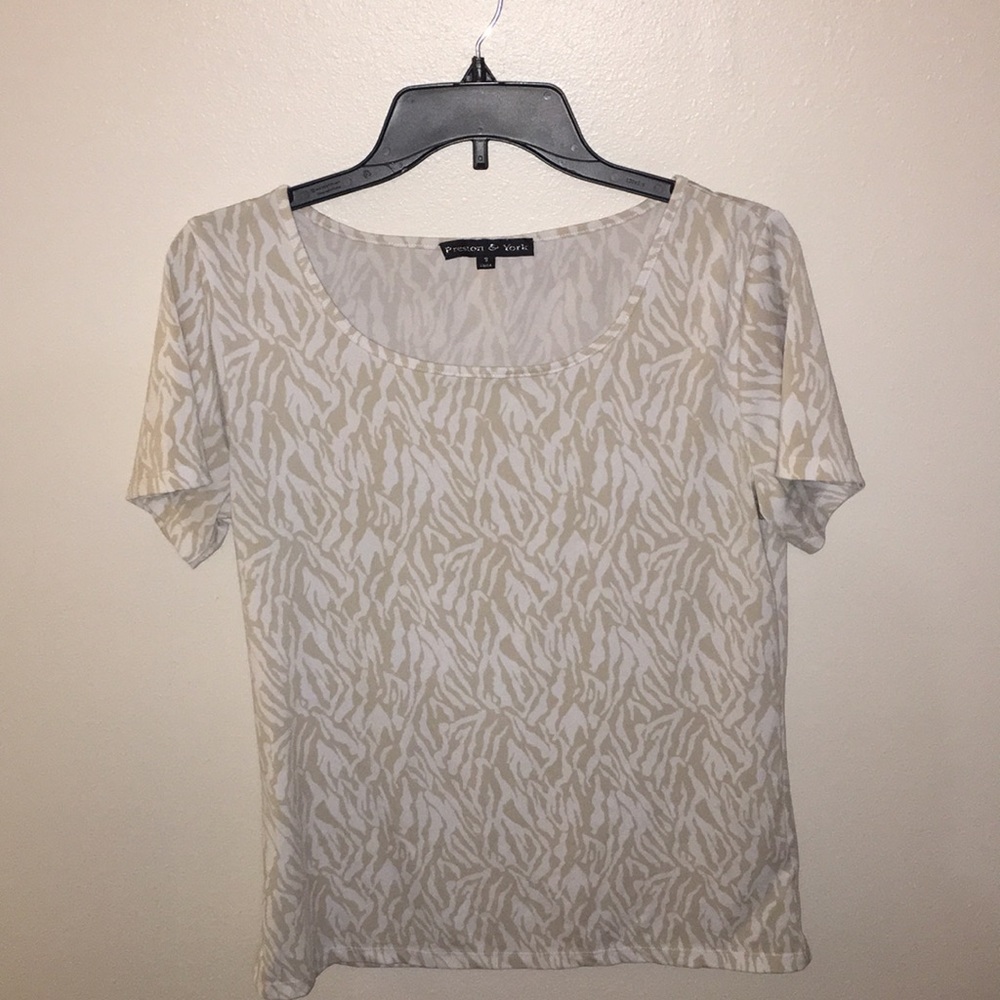 Animal print blouse